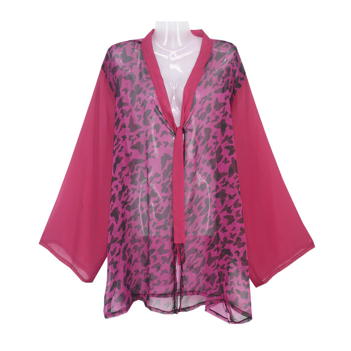 chiffon duster cardigan
