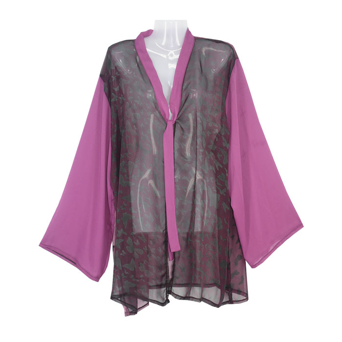 chiffon duster cardigan