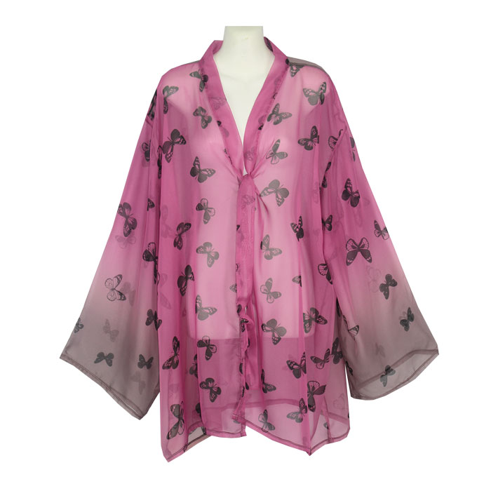 chiffon duster cardigan