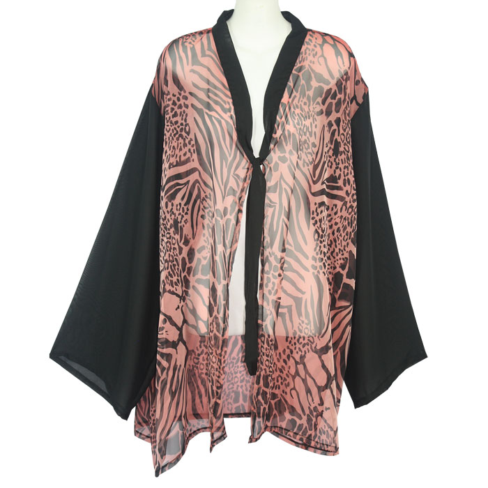 chiffon duster cardigan
